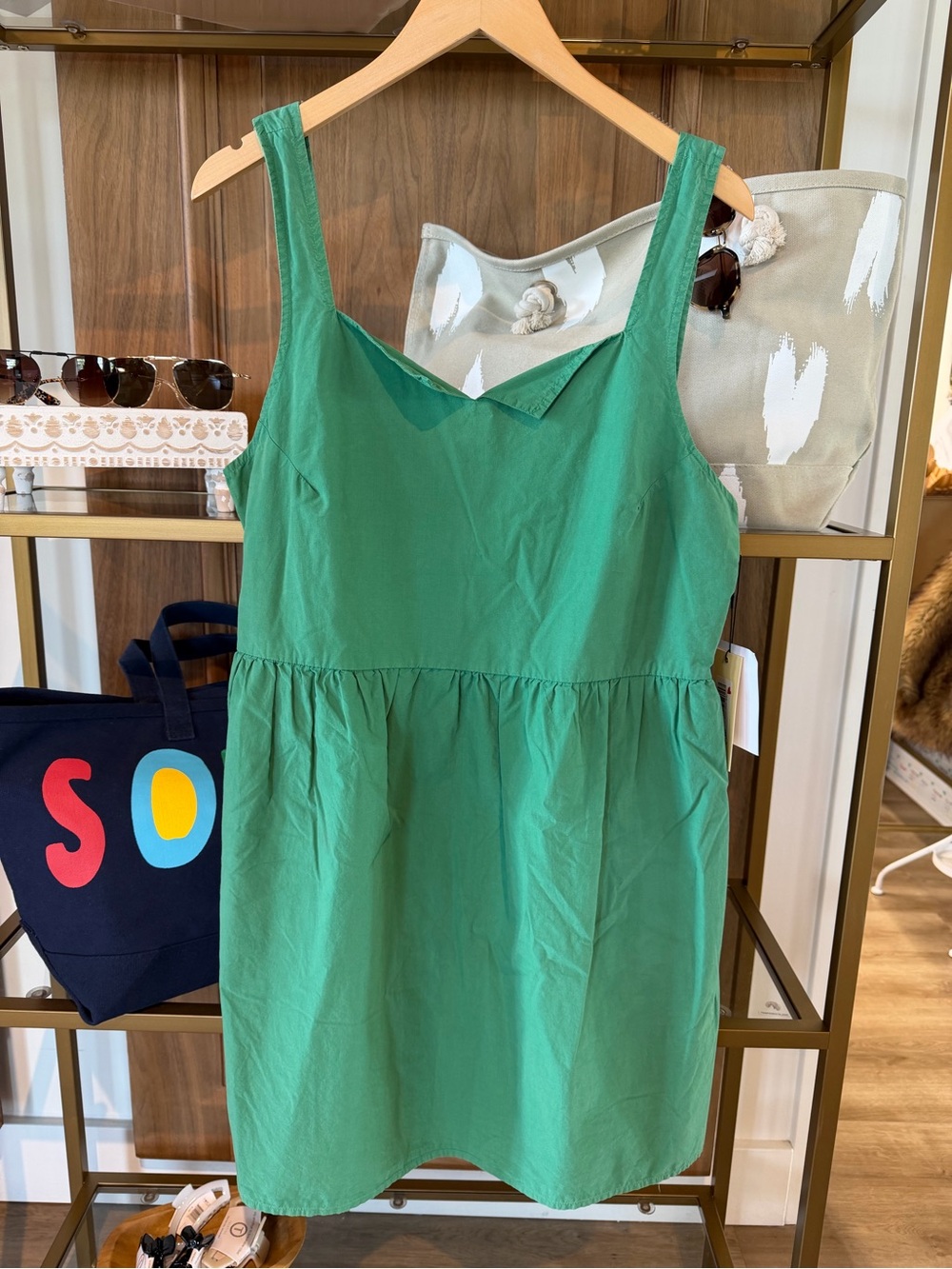 Nation LTD Green Sleeveless Midi Dress